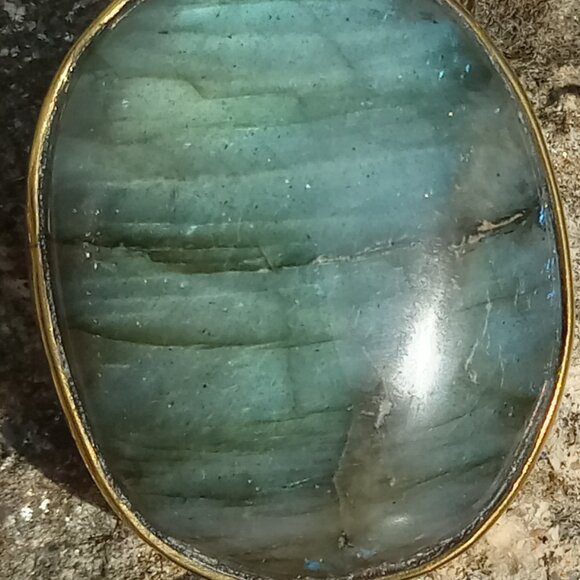 Gorgeous Statement Labradorite and Quartz Pendant (no pendants include a chain) - Picture 3 of 5